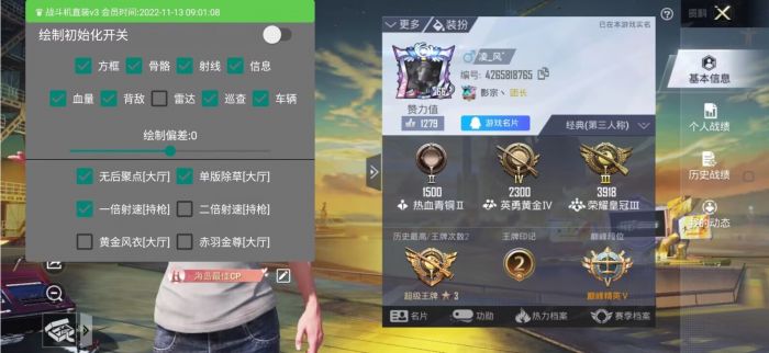 和平精英透视辅助器 - 高清识别稳定运行